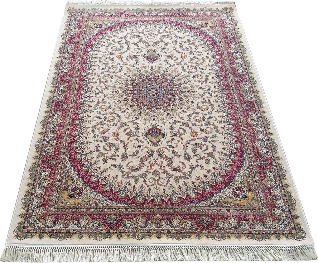 DY Prémiový koberec s exkluzívnym vzorom Pers 02 - červená Rozmer: 150x230 cm