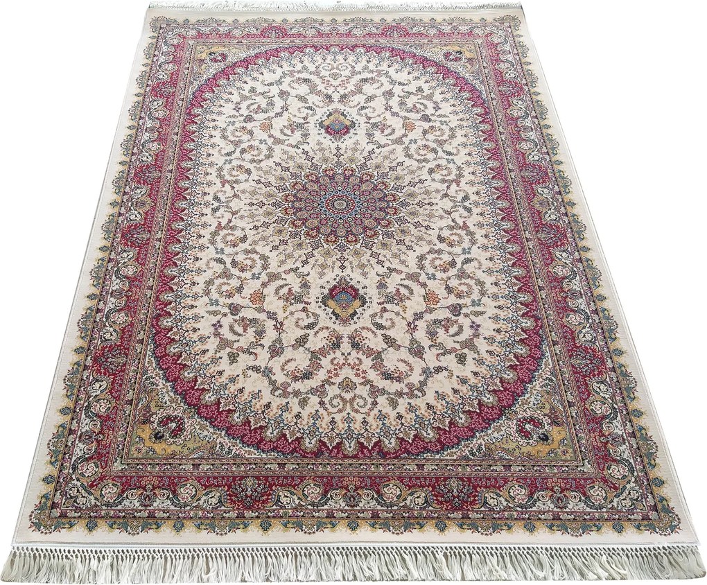 DY Prémiový koberec s exkluzívnym vzorom Pers 02 - červená Rozmer: 200x300 cm