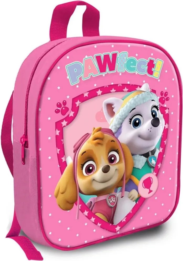 Dievčenský predškolský batôžtek Labková patrola – Paw Patrol – motív Skye a Everest - 5L