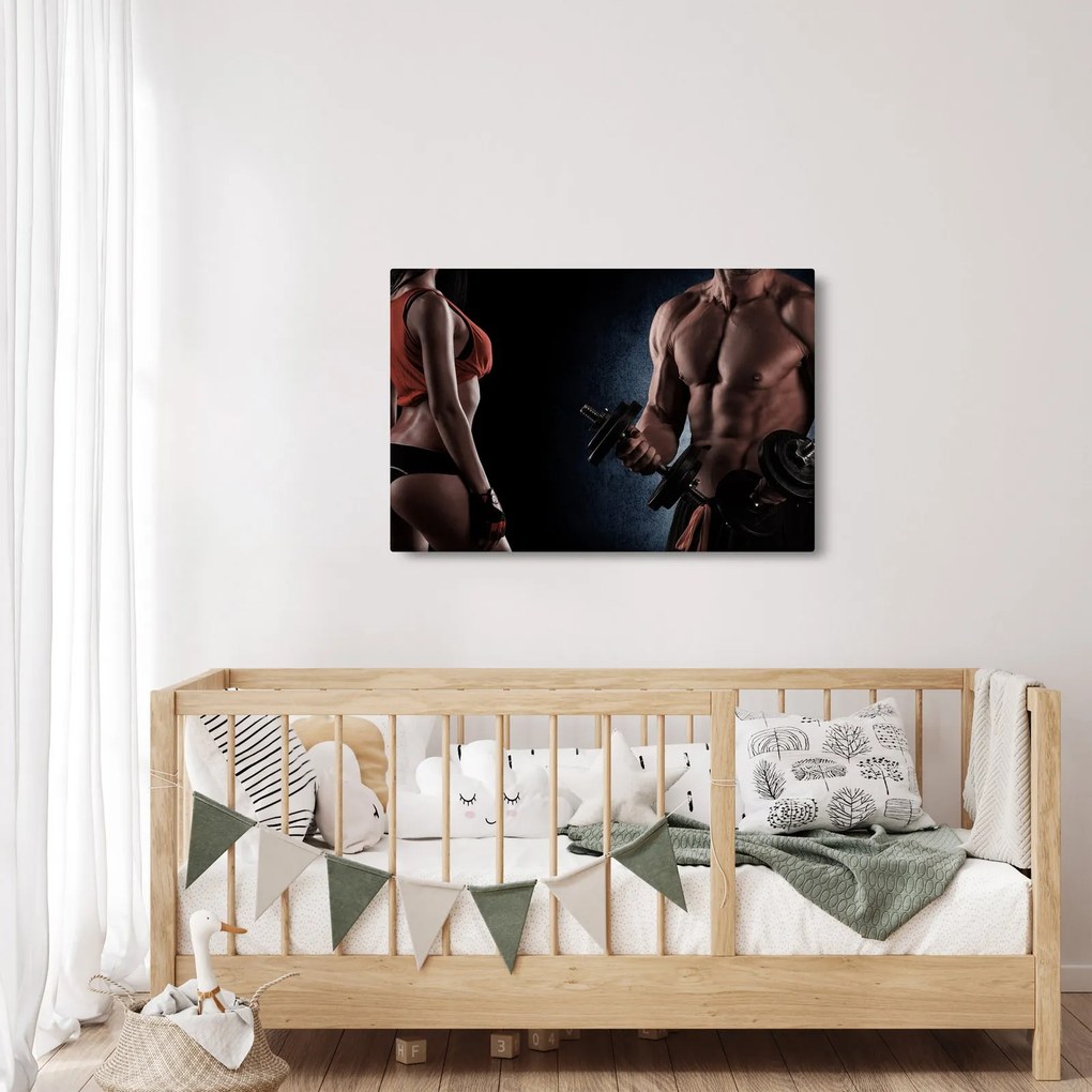 Obraz - Fitness (90x60 cm)