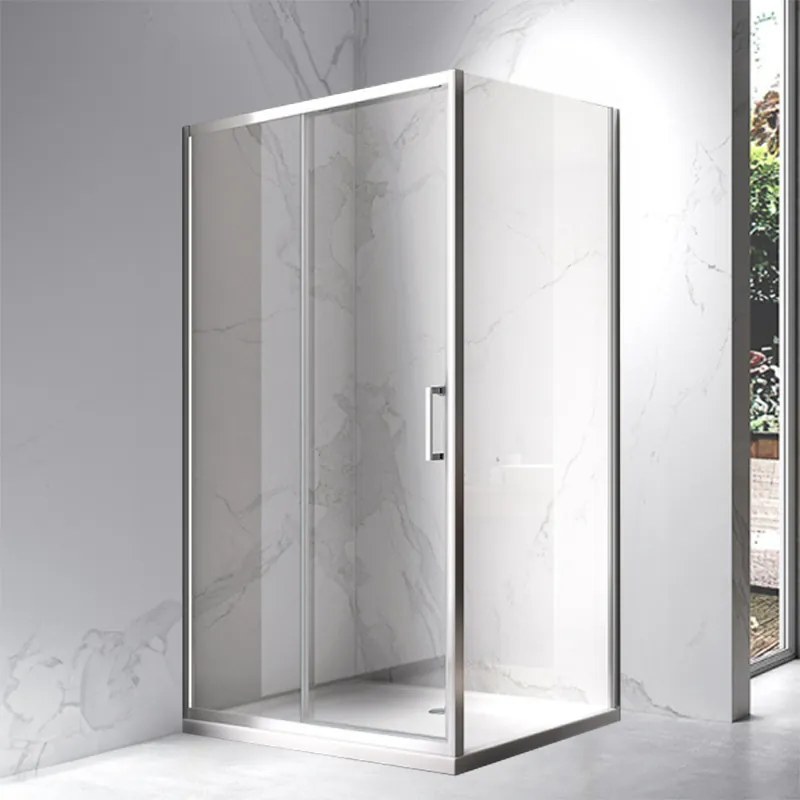 BPS-koupelny Obdĺžnikový sprchovací kút HYD-OK103A 100x80 chróm/transparent + vanička HYD-OSV-ST03A biela