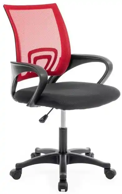 TP Living Otočná stolička Moris čierno-červená | Biano