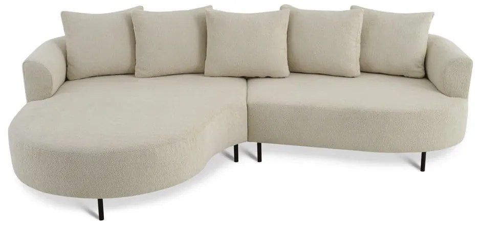 Béžová rohová pohovka (ľavý roh) Vitoria – Scandic