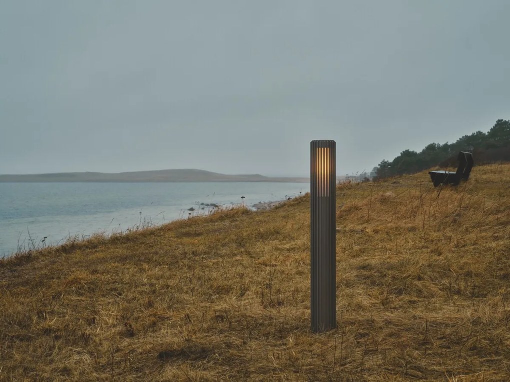 Nordlux Antracitový záhradný stĺpik Aludra 95 Seaside pre žiarovku E27 95cm 2118038250