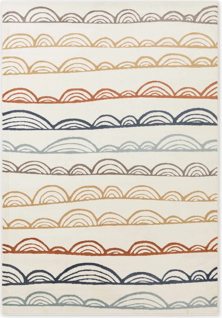 Hanse Home, Detský koberec Adventures 106431 Cream Multicolor, 120x170, viacfarebná, detská izba