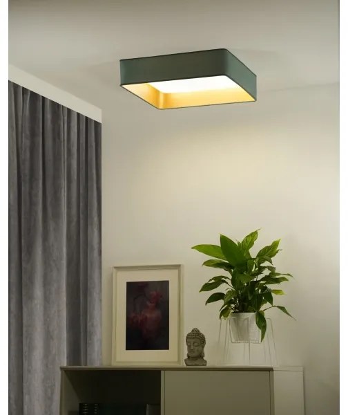 Brilagi-LED Stmievateľné svietidlo VELVET SQUARE LED/36W/230V Wi-Fi Tuya+DO mintové