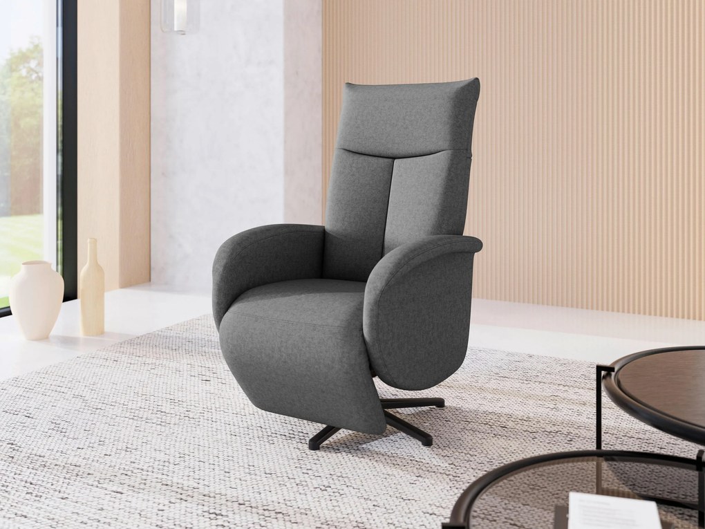 XXXLutz RELAXAČNÉ KRESLO, textil, tmavosivá Sit & More - Online Only obývacie izby - 0001440258G1