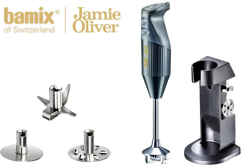 Bamix tyčový mixér Jamie Oliver M200, antracitový, 200 W