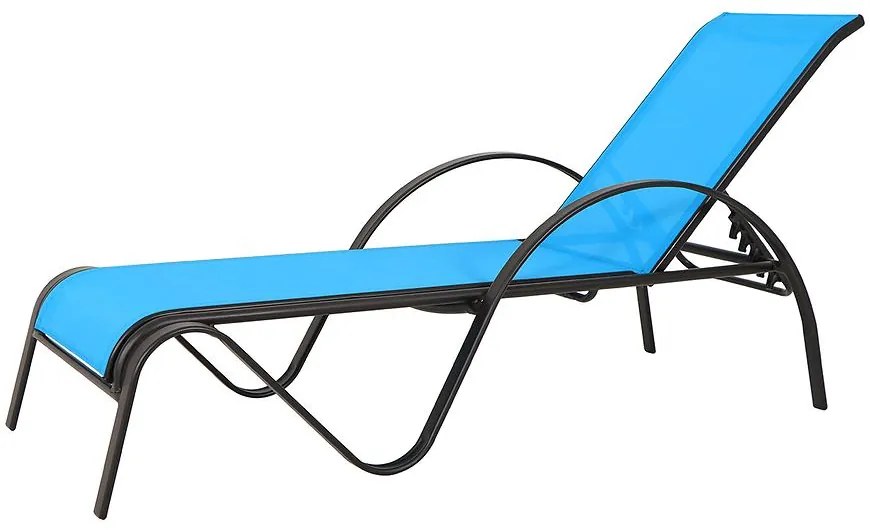 Záhradné ležadlo  Lagos modré