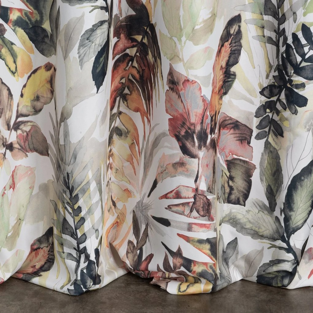 ZÁVES NA PÁSKE ADELINE 140X270 CM LISTY