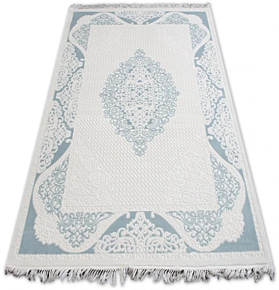 Luxusný kusový koberec akryl Sergej modrý 160x230cm