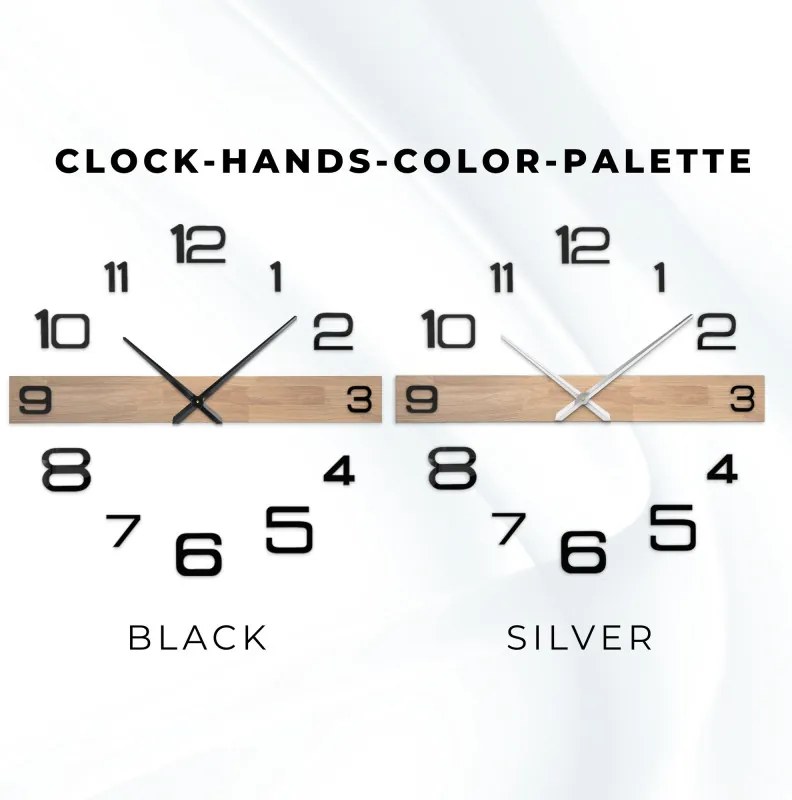 Drevené nástenné hodiny do obývačky I SENTOP MAS023-3041