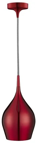 Searchlight 6461-12RE - Luster na lanku VIBRANT 1xE14/60W/230V červená