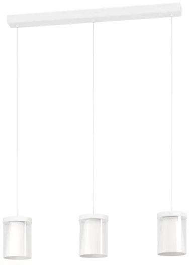 Eglo 901122-LED RGBW Stmievateľný luster na lanku CHIUSELLO-Z 3xLED/3,7W/230V biela