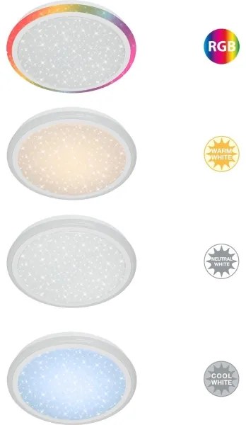 Brilo - LED RGBW Stmievateľné stropné svietidlo STARRY SKY LED/24W/230V + DO