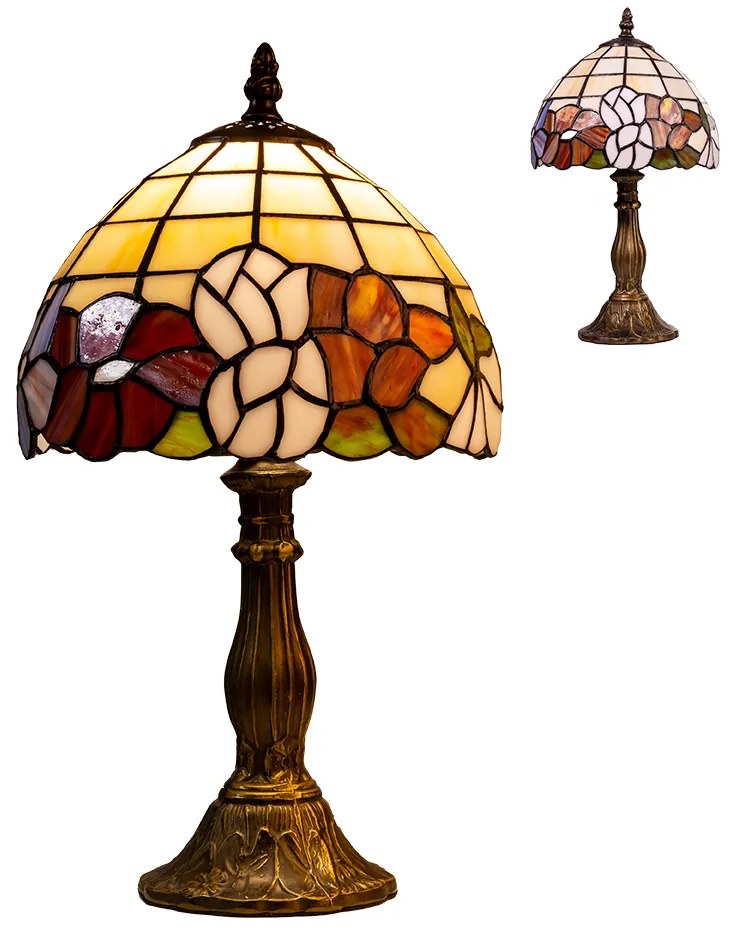 Rustikálna lampa kvety Prezent 107 vzor 9 33,5*20