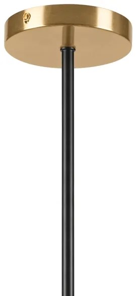 Luster na tyči GEORGIA 5xG9/5W/230V zlatá/dymová béžová