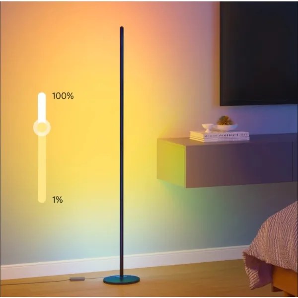 Govee - LED RGBW stmievateľná stojacia lampa LITE MATTER LED/24W/230V Wi-Fi