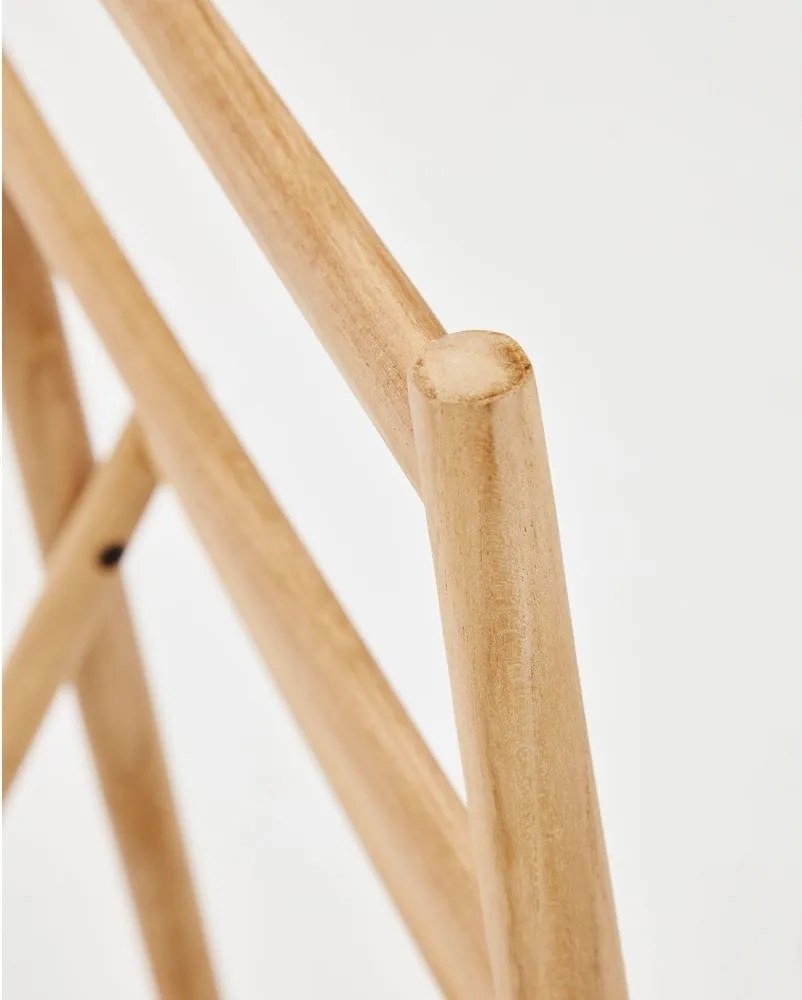 Nemý sluha z teakového dreva v prírodnej farbe Roxana – Kave Home