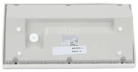 LED Vonkajšie nástenné svietidlo LED/12W/230V 6400K IP65 biela
