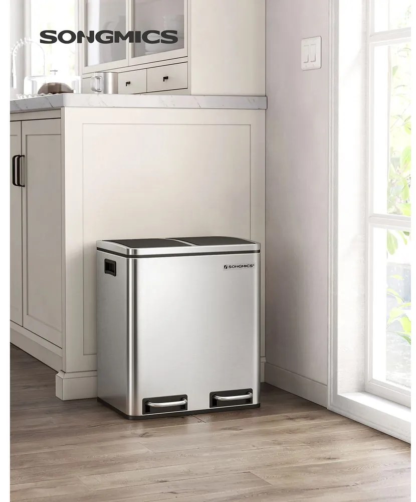 Recyklačný odpadkový kôš SONGMICS LTB30H