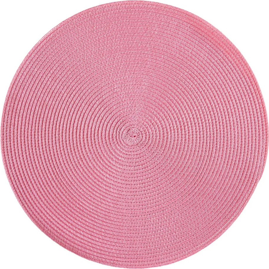 AMBIENTE Prestieranie guľaté 38 cm - sv. ružová