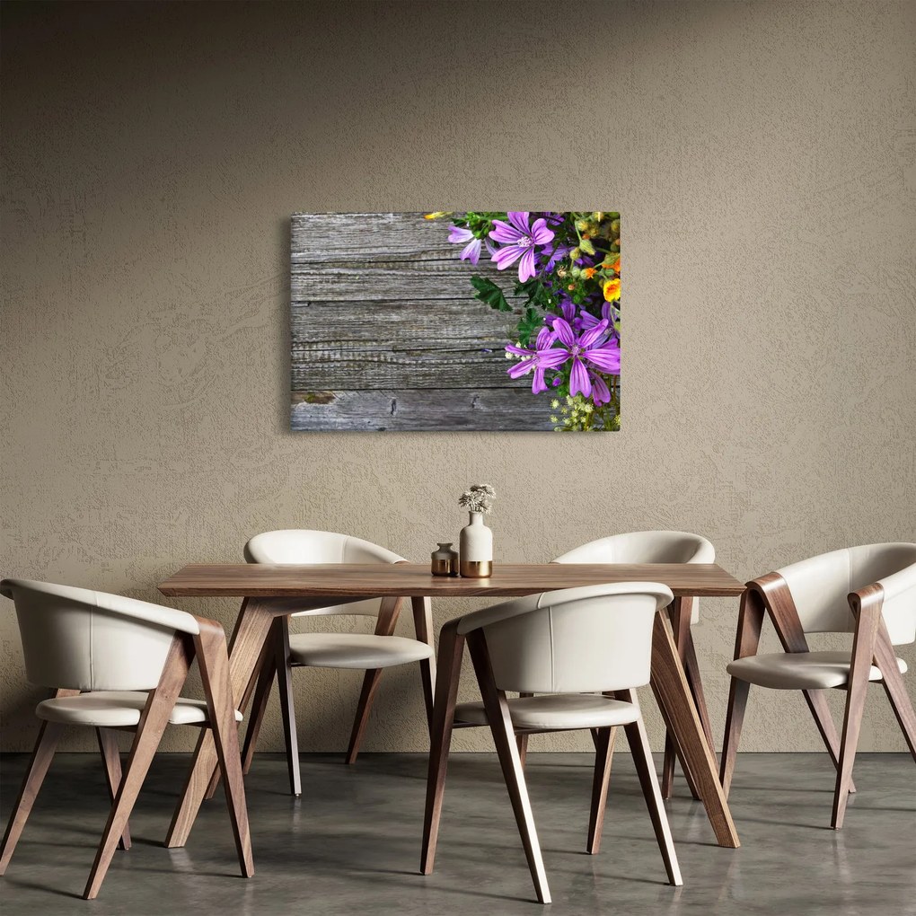 Obraz - lúčne kvety (90x60 cm)