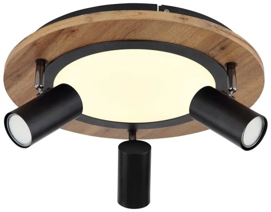 Globo 67307D - LED Bodové svietidlo KASSU 3xGU10/5W + LED/15W/230V