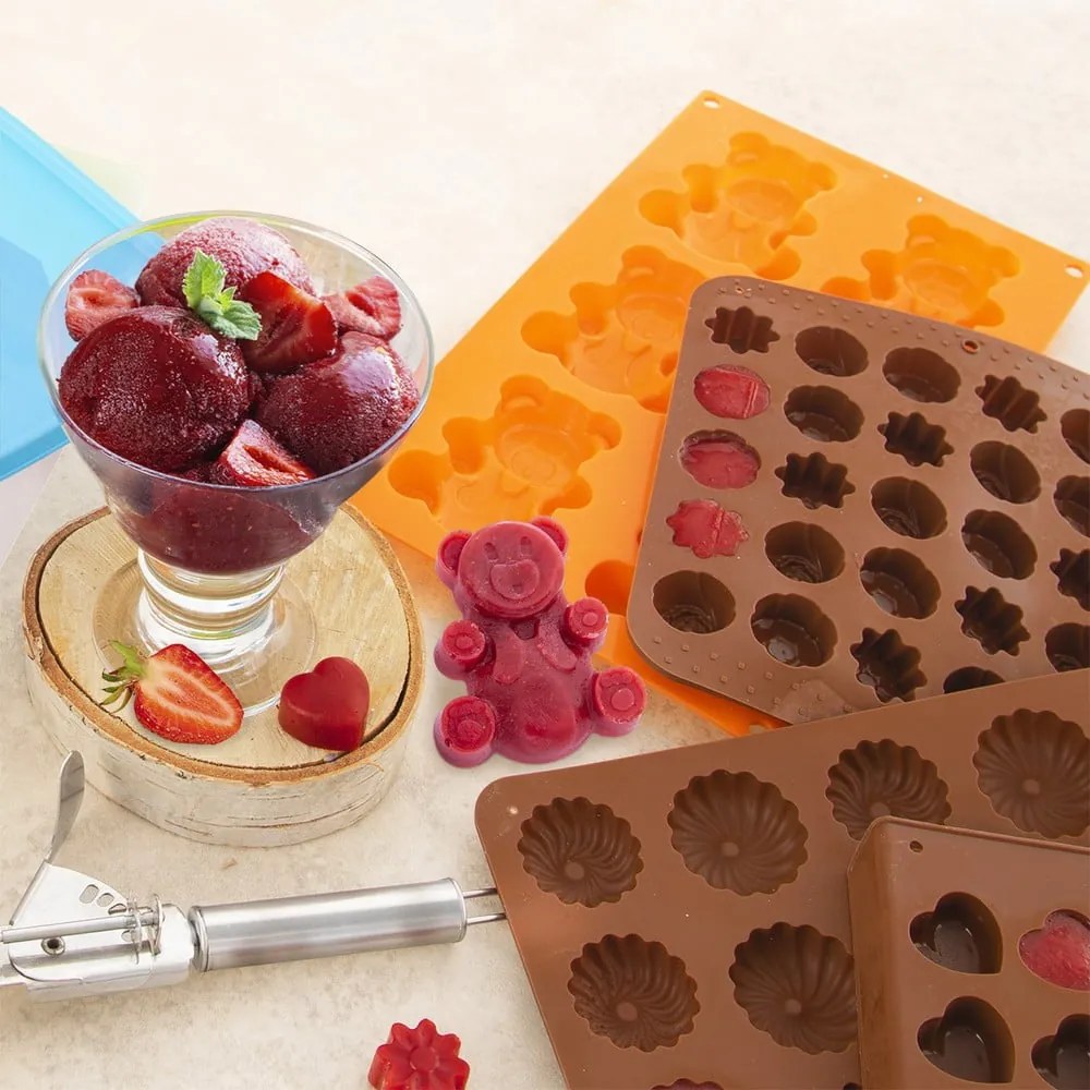 Silikónová forma na pečenie praliniek 20,5x21 cm – Orion