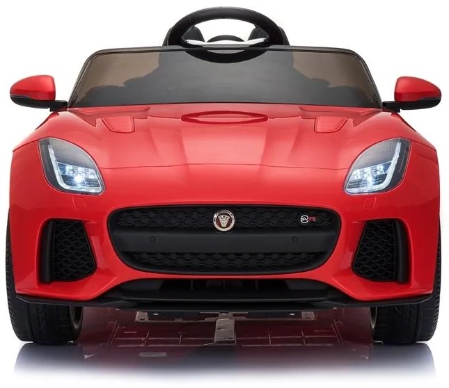 LEAN TOYS ELEKTRICKÉ AUTÍČKO JAGUAR F TYPE SVR - LAKOVANÉ - ČERVENÉ - 2x45W - 1x12V4,5Ah - 2023