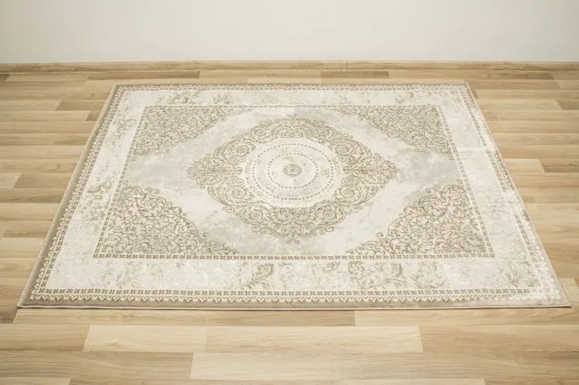 Koberec Garda P0540 Vizon ornament, béžový / krémový