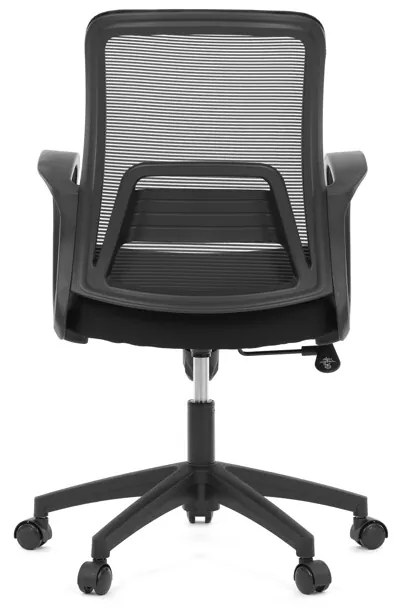 Autronic BONTEC Kancelárska stolička, hojdací mechanizmus, čierna sieťovina, KA-S3015 BK Farba: Čierna