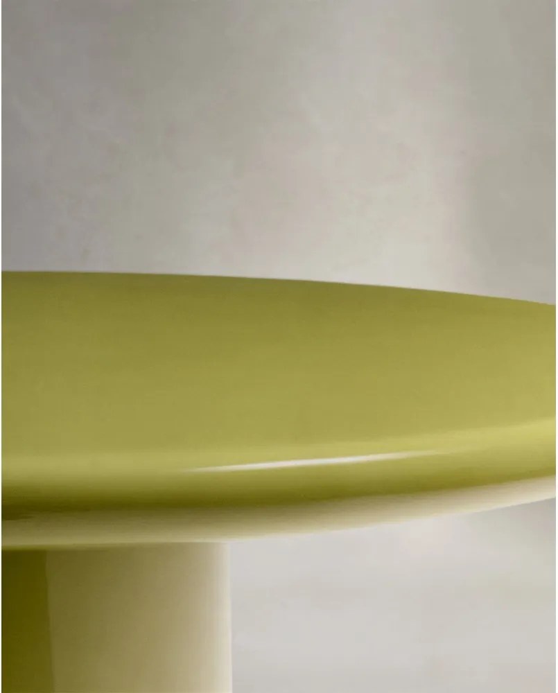 Betónový okrúhly Záhradný konferenčný stolík ø 110 cm Albanella – Kave Home