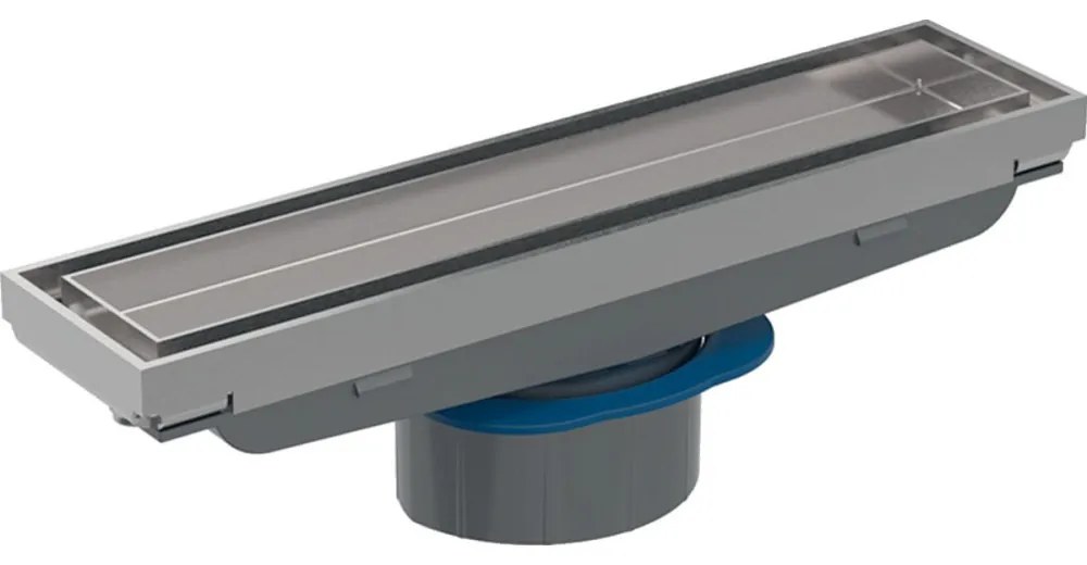 GEBERIT CleanLine sprchový žľab s možnosťou obloženia, kompletážna súprava, dĺžka 18,8 cm, brúsená ušľachtilá oceľ, 154.455.00.1