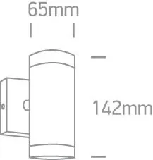 Vonkajšie nástenné svietidlo ONE LIGHT nástenné svietidlo 67130/W