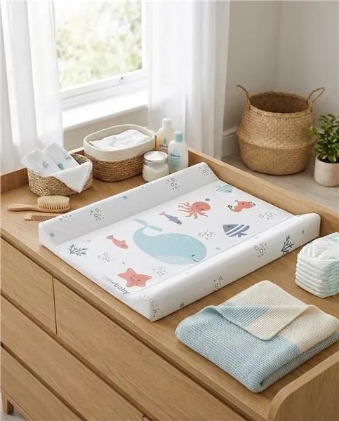 Prebaľovacia podložka mäkká New Baby Ocean 49x70cm