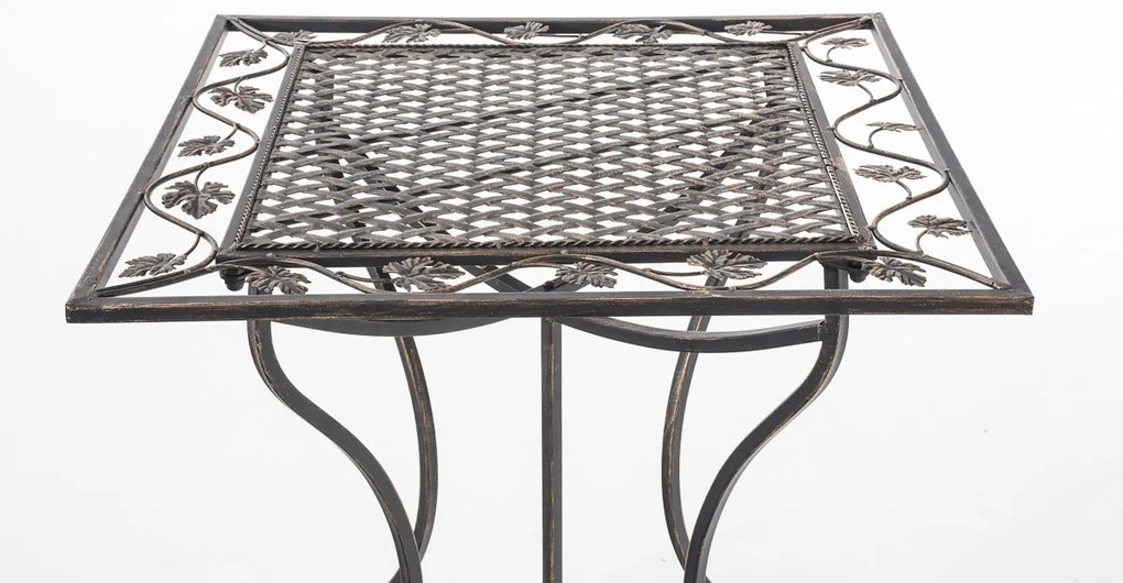 Kovový stôl GS19599 - Bronzová