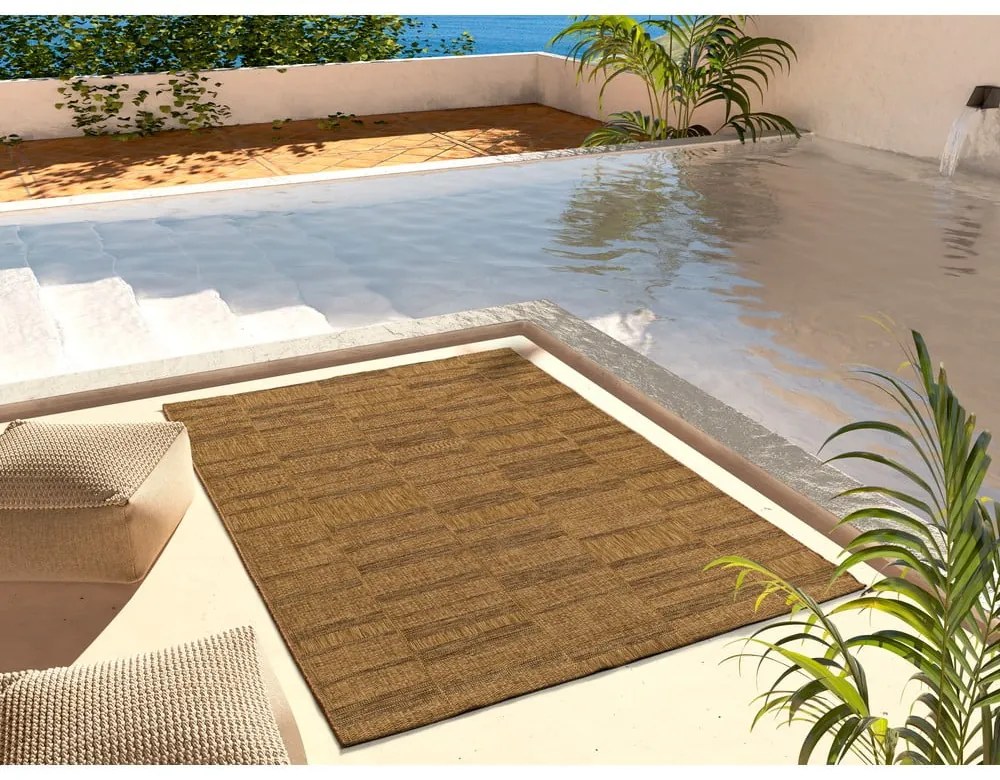 Hnedý vonkajší koberec 120x170 cm Guinea Natural – Universal