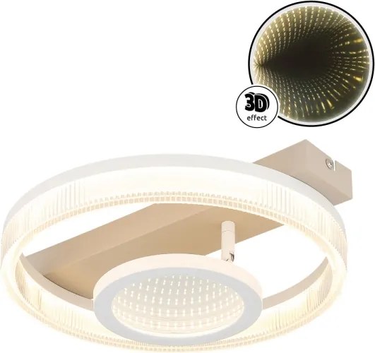 Globo 48046D5 - LED stropné svietidlo ZARA LED/18W/230V 3000K 33x36 cm