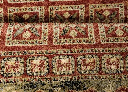 Koberce Breno Kusový koberec JENEEN 1527/C78R - PAZYRYK, červená, viacfarebná,160 x 235 cm