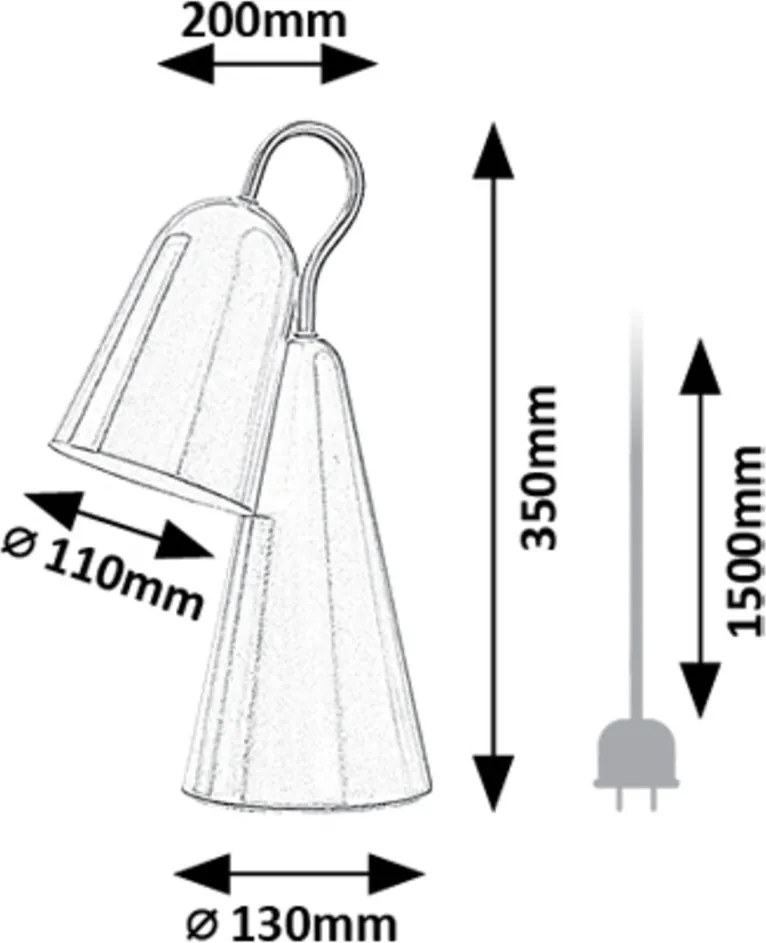 Rabalux RABAL stolná lampa 74225