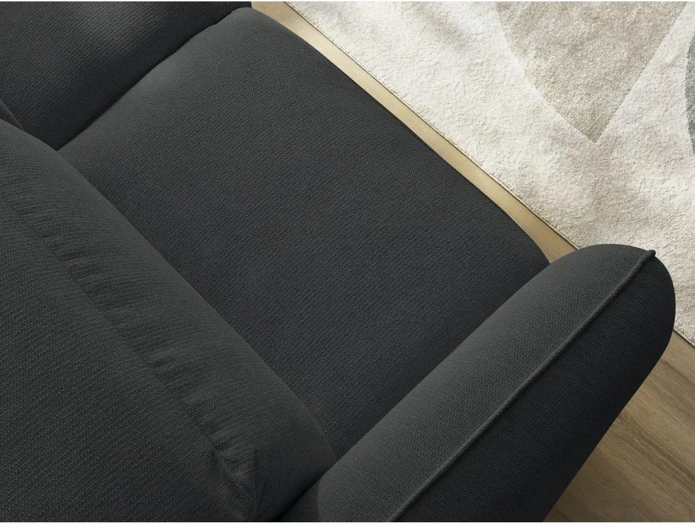 Čierna pohovka 236 cm Achille – Bobochic Paris