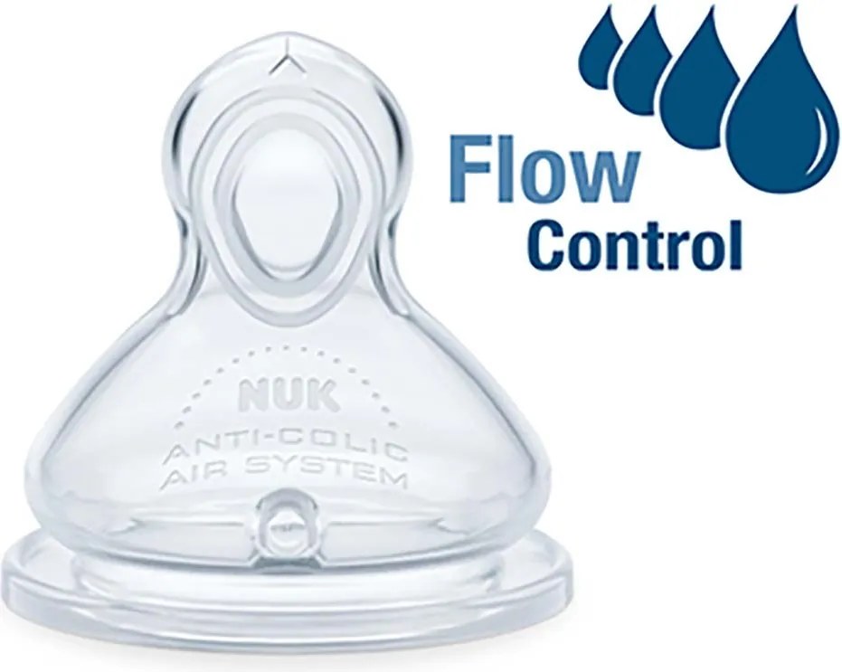 Náustok-Cumlík Flow Control Nuk 6+ m 2 ks
