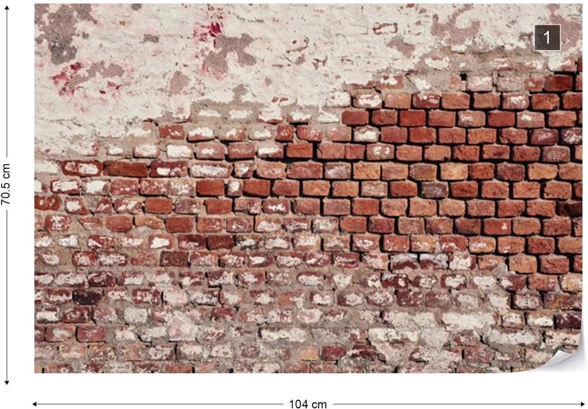 Fototapeta GLIX - Beautiful Brick + lepidlo ZADARMO Vliesová tapeta  - 104x70 cm