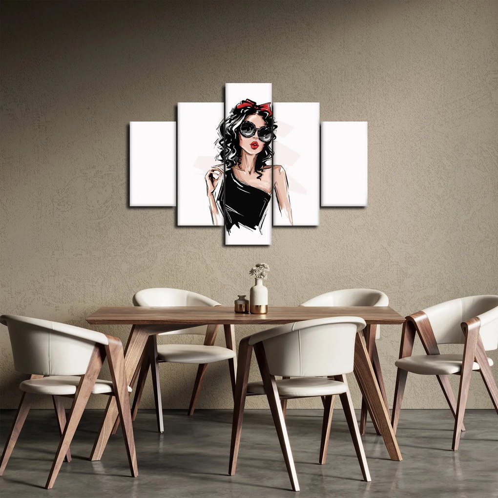 Obraz - Fashion woman (150x105 cm)