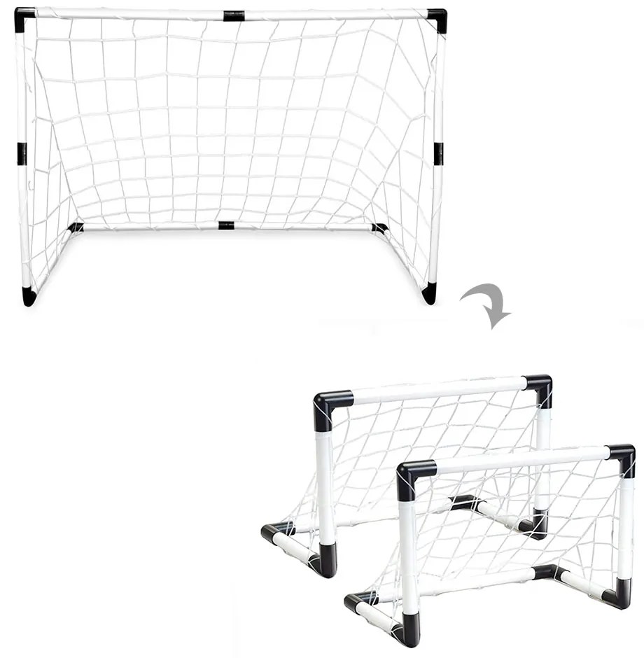 Súprava futbalových brán 2 v 1