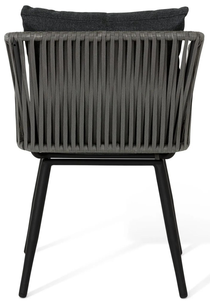 Jedálenské kreslo s textilným výpletom