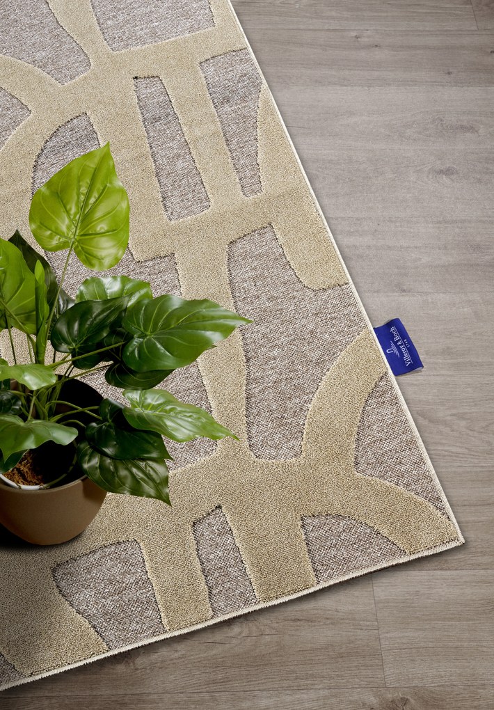Villeroy & Boch Kusový koberec 106142 Grey, Beige, 200x290, béžová, obývacia izba