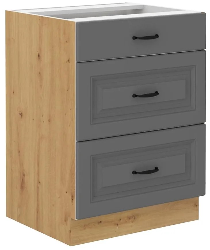 Kuchynská skrinka Stilo dustgrey/artisan 60d 3s bb