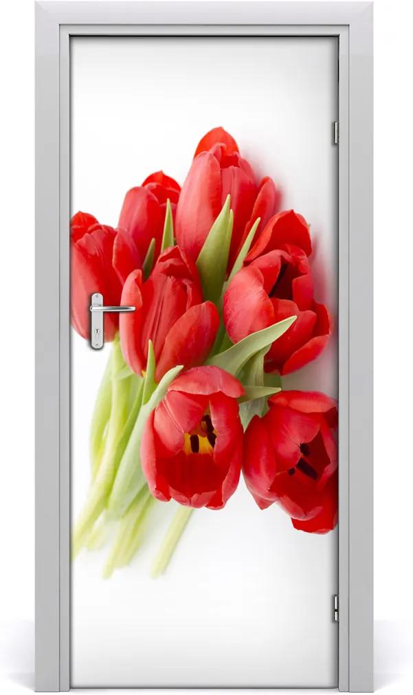 Fototapeta samolepiace  červené tulipány